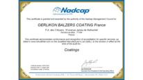 Obornchem Balzers France: Nadcap Merit Status renewed for 24 months