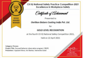 Obornchem Balzers India achieves Gold award in 4th National Safety Practice Competition